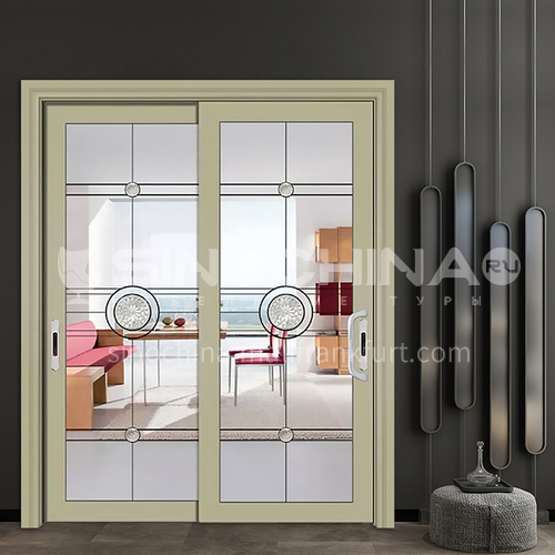 1.2mm aluminum alloy sliding door living room door kitchen door bathroom sliding door glass sliding door custom color